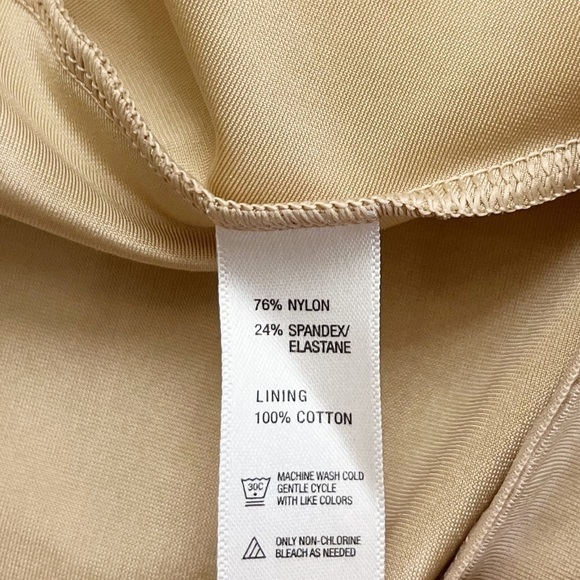 SPANX Simplicity Slimming OpenBust Mid-Thigh Beige BodySuit Shapewear - Picture 12 of 15